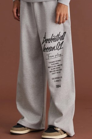 씨알에스디엘 쿼터 와이드 밴딩 팬츠