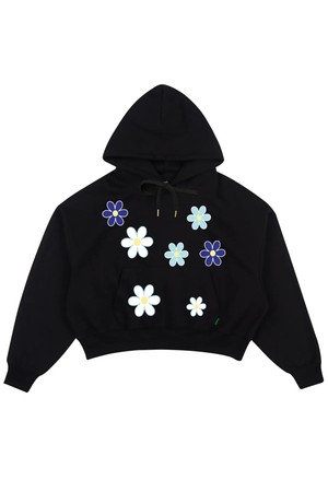 씨알에스디엘 세븐 플라워 크롭 후드