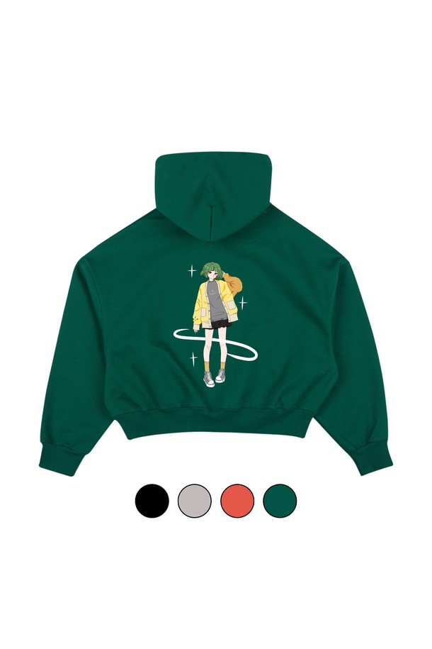 씨알에스디엘 더 샤이닝 씨알에스디엘걸 크롭 후드는 부드러운 면 소재의 여성 크롭 후드입니다. 그린 컬러에 캐릭터 프린트가 돋보이며, 루즈핏과 긴 소매 디자인으로 편안한 착용감을 제공합니다. 봄, 가을 시즌 캐주얼하거나 스트릿 스타일 연출에 적합합니다.
