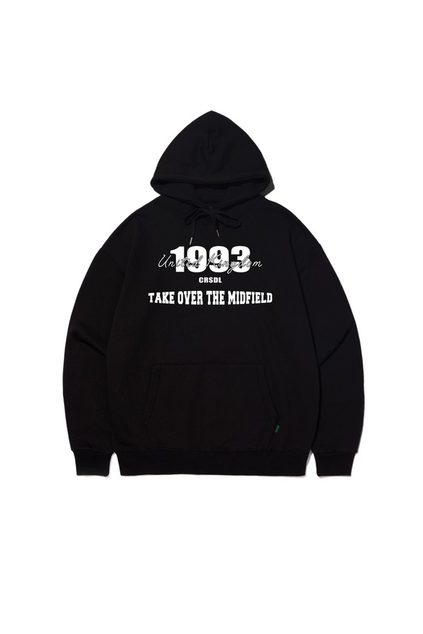 **씨알에스디엘 1993 미드필더 후드 (기모)**는 부드러운 촉감과 두꺼운 두께감으로 가을, 겨울철 따뜻하게 착용 가능한 남녀 공용 후드티셔츠입니다. 블랙, 그레이, 라이트 그레이, 오트밀, 카키, 네이비, 레드 등 다양한 색상으로 출시되었으며, 캐주얼 및 스트릿 스타일 연출에 용이합니다. 깊이감 있는 후드, 이중 스티치 넥라인, 보강된 스트링 팁, 내구성 있는 립 원단, 그래픽 디테일 등 섬세한 디테일이 돋보이는 세미오버핏 후드티입니다.
