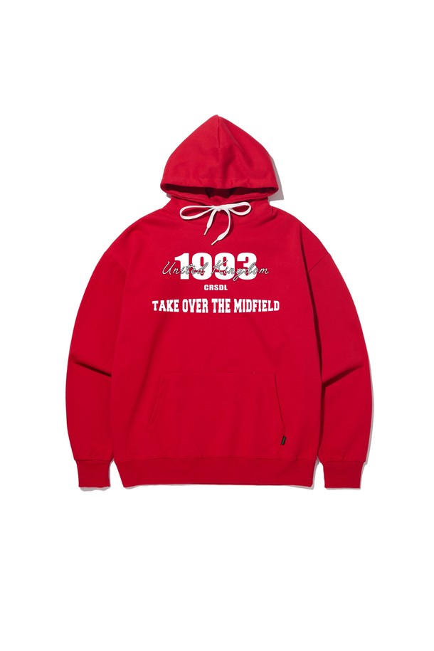 씨알에스디엘 1993 미드필더 후드는 부드러운 촉감의 면과 폴리에스테르 혼방 소재로 제작되어 가을, 겨울철에도 따뜻하게 착용할 수 있는 두꺼운 기모 안감의 후드티셔츠입니다. 오버핏 디자인에 블랙, 그레이, 네이비 등 7가지 다양한 컬러로 출시되어 캐주얼 및 스포티한 스타일 연출에 용이하며, 로고 프린트가 포인트로 더해졌습니다. 이중 스티치 네크라인, 견고한 스트링 마감, 립 원단 밑단, 견고한 스티칭 등 꼼꼼한 디테일로 내구성을 높였습니다.
