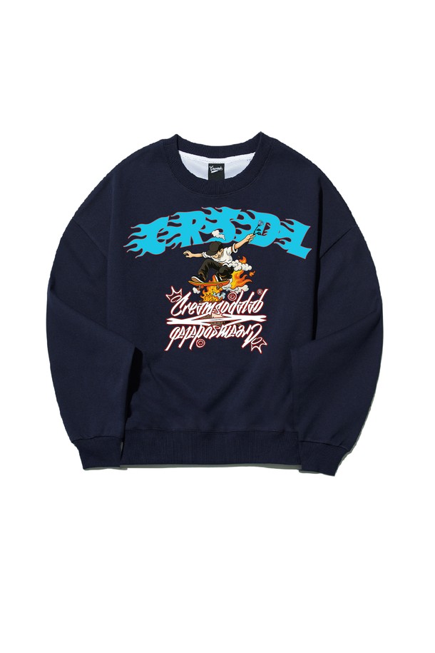 **씨알에스디엘 파이어 온더 보드 스케이트 맨투맨 (기모 OR 논기모)**은 남성용 맨투맨으로, 캐주얼 및 스트릿 스타일을 즐기는 분들께 적합합니다. 가을, 겨울 시즌에 어울리는 두꺼운 두께감에 부드러운 촉감의 면, 폴리에스터 혼방 소재로 제작되었습니다. 라운드넥 디자인에 세미 오버핏으로 편안한 착용감을 선사하며, 블랙, 그레이 등 6가지 다채로운 컬러 옵션을 제공합니다.  "파이어 온더 보드" 프린트가 돋보이는 디자인은 데일리룩, 집콕룩, 산책룩 등 다양한 TPO에 활용 가능합니다. 2바늘 커버스티치 넥라인, 소매단/밑단 립 마감 등 꼼꼼한 마감 처리와 변형을 최소화하는 디자인으로 제작되었습니다.
