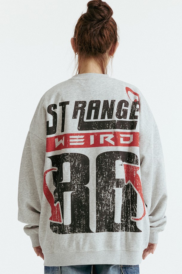 블랙과 그레이 컬러로 출시된 남녀 공용 '스트레인지' 맨투맨입니다. 면과 폴리에스테르 혼방 소재로 제작되어 가을, 겨울 시즌에 두꺼운 두께감으로 따뜻하게 착용할 수 있습니다. 라운드넥에 오버핏으로 캐주얼하고 스트릿한 스타일을 연출하며, 등판에는 백 프린팅으로 포인트를 더했습니다. 일상, 집콕, 산책 등 다양한 TPO에 활용 가능하며, 데일리룩에 개성을 더해줍니다. 긴 소매 기장으로 편안함과 스타일을 동시에 잡았습니다.

