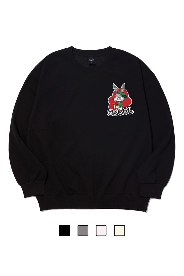 씨알에스디엘 쇼킹 래빗 스웨트 셔츠는 부드러운 면과 폴리에스테르 혼방 소재로 제작되어, 캐주얼한 스타일을 연출하기 좋은 오버핏의 긴소매 스웨트셔츠입니다. 블랙, 그레이, 라이트 그레이, 오트밀 4가지 컬러 옵션으로 출시되었으며, 라운드넥 디자인에 두꺼운 두께감과 기모 안감으로 가을, 겨울철 따뜻하게 착용할 수 있습니다. 2중 바늘 커버스티치 네크라인, 사이드 심 포인트 라벨, 텐터 가공 및 텀블 건조 처리로 마감하여 내구성을 높였습니다.
