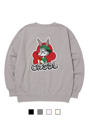 씨알에스디엘 쇼킹 래빗 스웨트 셔츠 (기모 OR 논기모)