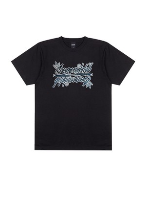 씨알에스디엘 데님 로고 반팔 티셔츠