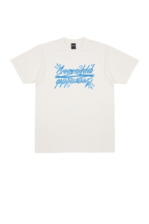 씨알에스디엘 데님 로고 반팔 티셔츠