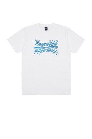 씨알에스디엘 데님 로고 반팔 티셔츠