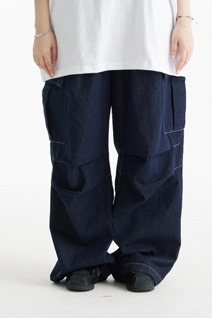 논페이드 지퍼 데님