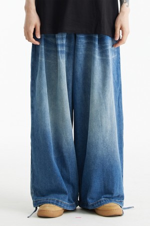 뒷포켓 지퍼 데님