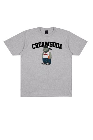 씨알에스디엘 크림소다 그레이 바스켓볼 반팔 티셔츠