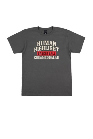 씨알에스디엘 크림소다 휴먼 하이라이트 아크 바스켓볼 로고 반팔 티셔츠