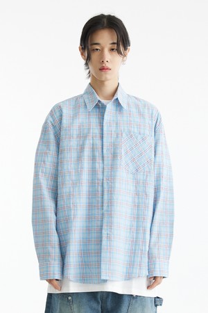 25SS 체크 긴팔 셔츠