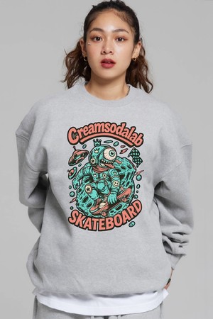 씨알에스디엘 문라이트 스케이트 보드 맨투맨 (기모 OR 논기모)