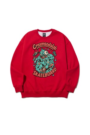 씨알에스디엘 문라이트 스케이트 보드 맨투맨 (기모 OR 논기모)