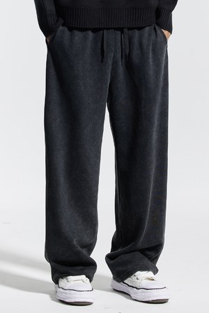 씨알에스디엘 피그먼트 와이드 스트링 팬츠