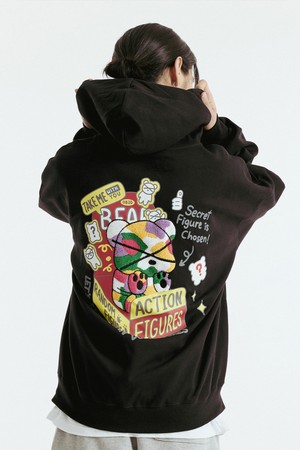 랜덤 피규어 부클베어 후드집업