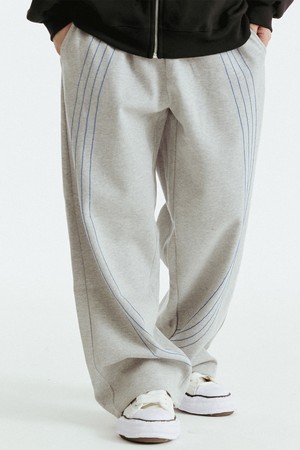 커브 스티치 스트링 팬츠