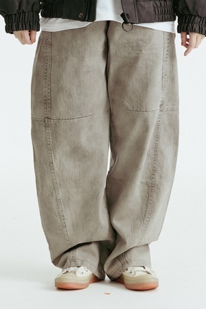 사이드 벌룬 절개 데님