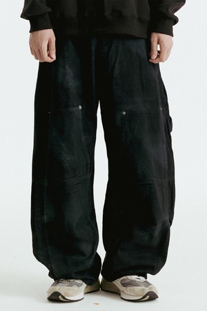피치 더블니 카펜터 데님 팬츠