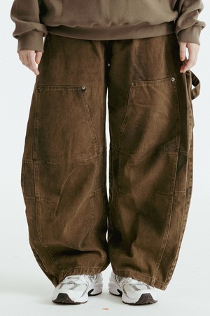 피치 더블니 카펜터 데님 팬츠