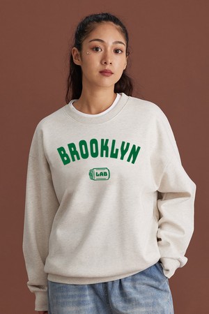 씨알에스디엘 브루클린 네추럴핏 맨투맨