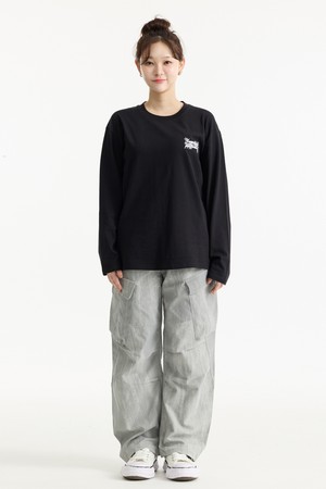 씨알에스디엘 스몰 레터링 긴팔 티셔츠