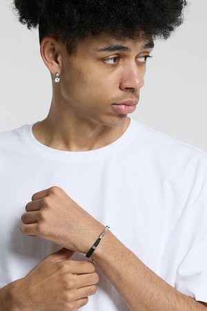 씨알에스디엘 스틸 컷팅 버클 팔찌