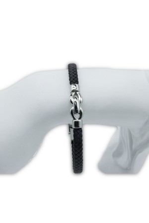 씨알에스디엘 인피니티 체인 레더 스트랩 팔찌