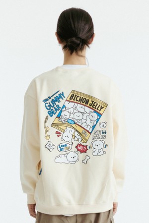 비숑 젤리 맨투맨