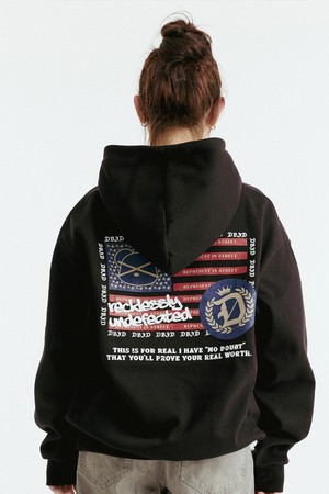 성조기 베어 후드