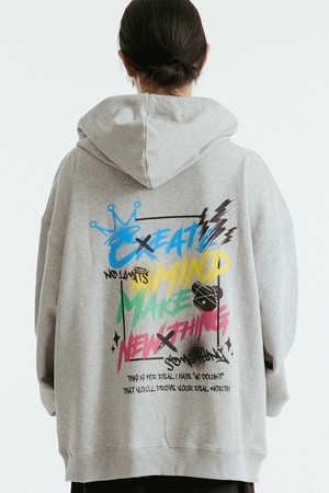 마인드 크라운 후드집업