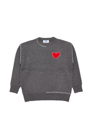 하트 스티치 니트