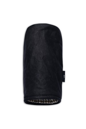 [Fyfe Golf] The Lothian Waxed Canvas & Harris Tweed Driver cover_BLACK-a