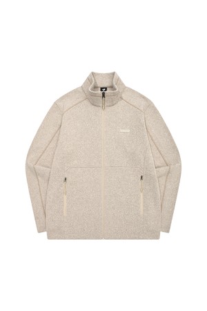 클래식 웜 플리스 자켓 U_BEIGE-a