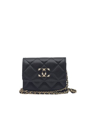 샤넬 CC 다이아몬드 월릿 온 체인 카드 지갑 크로스백 CHA123067