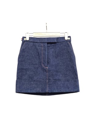 [38] 톰브라운 데님 미니 스커트 THB031926