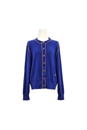 [L] 버버리 실크 모노그램 캐시미어 가디건 BUB042819