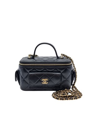 샤넬 코스메틱 케이스 포켓 탑핸들 체인백 CHB070923