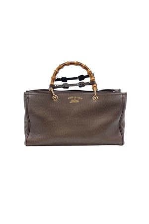 구찌 323660 레더 뱀부 토트백 2GUB080414