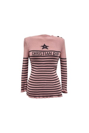 [36] 디올 여성 리비에라 스웨터 핑크 DIB080505