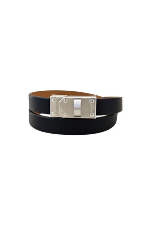 [T5] 미사용 에르메스 켈리맨 더블투어 팔찌 HEB081818