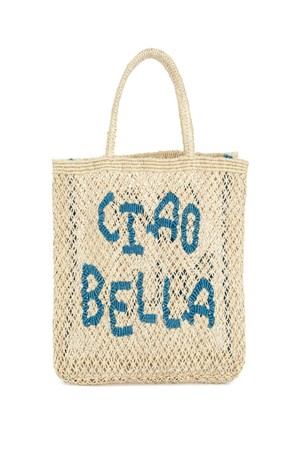 'Ciao Bella' Small Bag - Natural and ocean