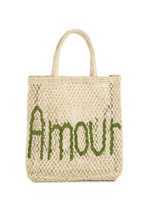 Amour' Small Bag - Natural and fern