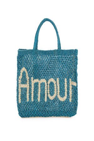 'Amour' Small Bag - Ocean and natural