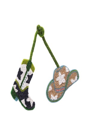 Cowboy Bag Charm - Blue