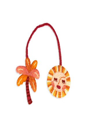 Palm Tree & Sun Bag Charm