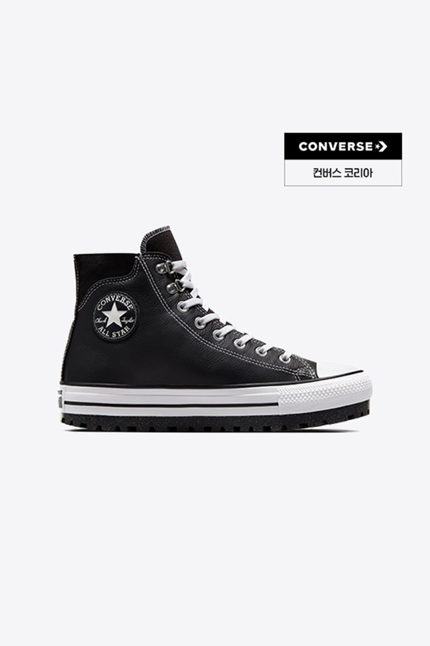 [컨버스] 척테일러 올스타 시티 트렉 워터프루프 부츠 블랙 A04480C는 여성용 부츠입니다. 일상 및 하이킹 용도로 적합하며, 가을, 겨울 계절에 착용하기 좋습니다. 블랙 컬러의 라운드 앞코 디자인에 캔버스 소재를 사용했으며, 플랫 굽에 워터프루프 안감과 방수 기능을 갖춰 생활 방수가 가능합니다. 캐주얼, 미니멀, 고프코어 스타일과 산책룩에 잘 어울리며, 레이스업 방식으로 편안하게 착용할 수 있습니다.
