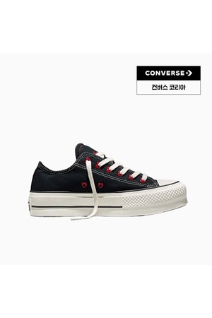 [컨버스] 척테일러 올스타 리프트 하츠 블랙 A19059C