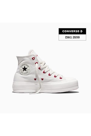 [컨버스] 척테일러 올스타 리프트 하츠 빈티지 화이트 A19058C